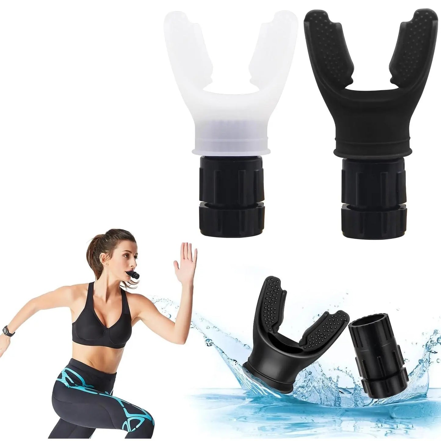 Adjustable Resistance Breathing Trainer for Enhanced Lung Capacity and Fitness Training