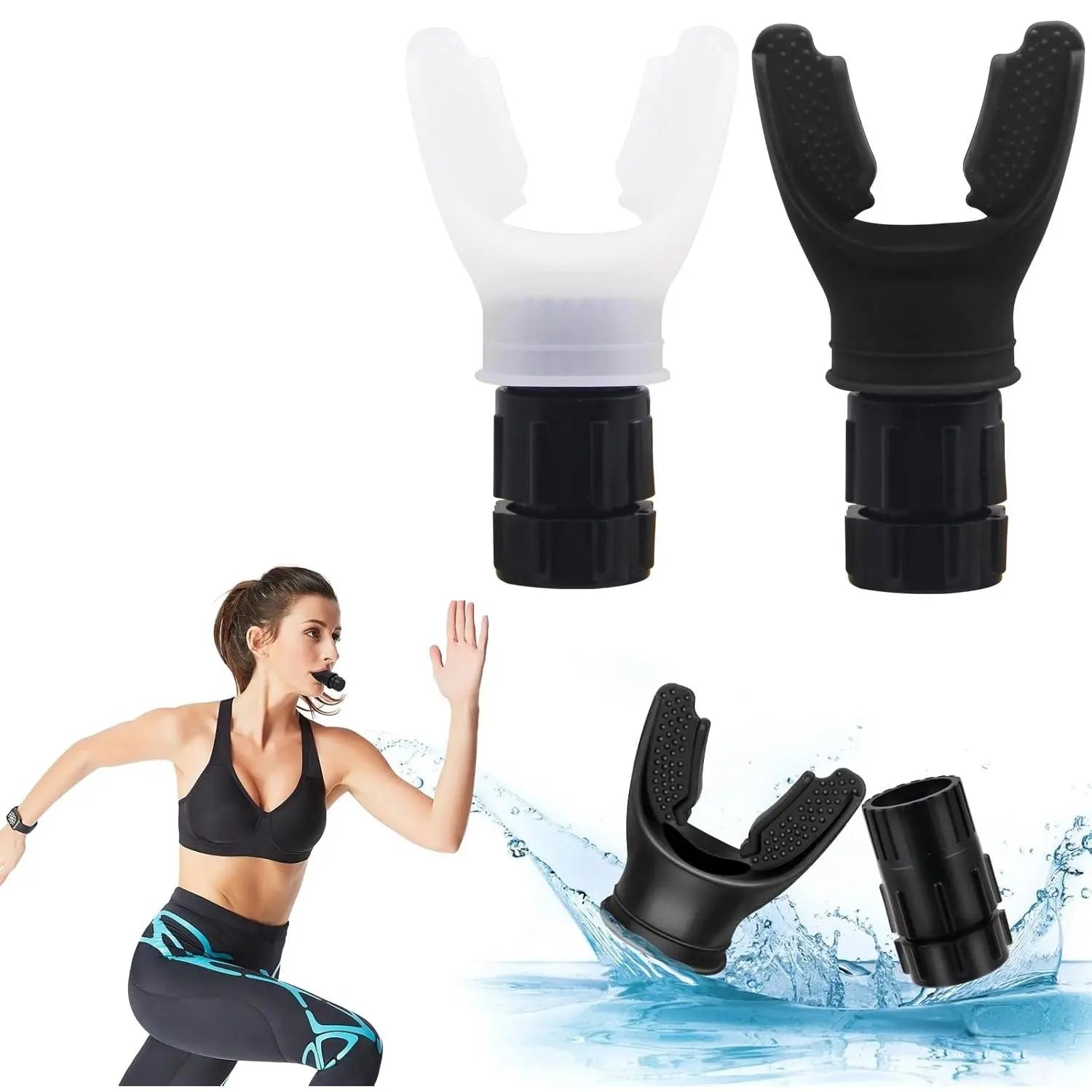 Adjustable Resistance Breathing Trainer for Enhanced Lung Capacity and Fitness Training