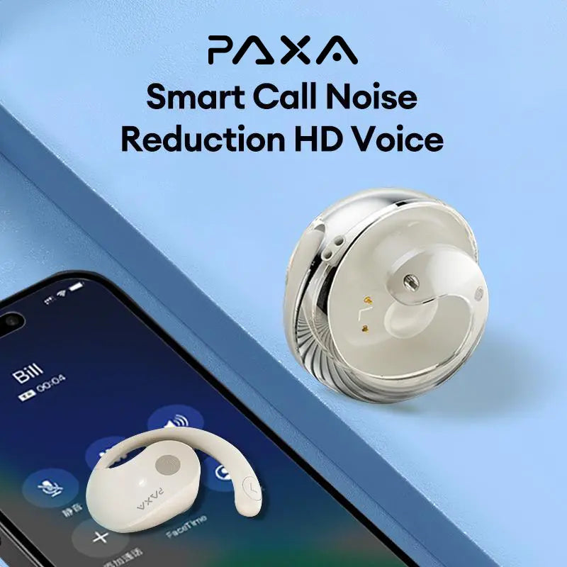 PAXA T26 Pro Wireless Earbuds - Premium Bluetooth Earbuds for Music and Phone Calls with Noise-Canceling Microphone and Sport Headset Design