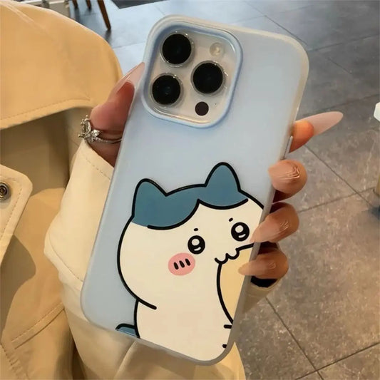 Cute C-Chiikawa Usagi Case for Apple Iphone 17 Pro Max 16 14 High-End Borderless Protective Cover for Couples