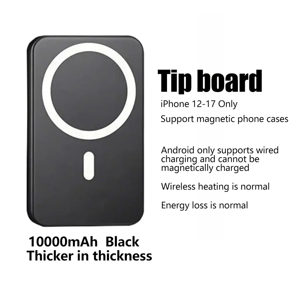 10000Mah/5000Mah Magnetic Wireless Charger Power Bank Battery Pack