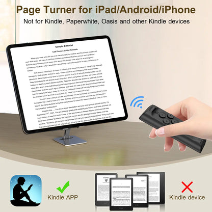 PUTARE Remote Control for Tiktok Scrolling with Smartphone Holder Stand, Wireless Scroller Page Turner, Camera Shutter Video Recording for Ios Android, Cellphone Selfie Accessory,Upgraded Mothersdaygift Summervibes