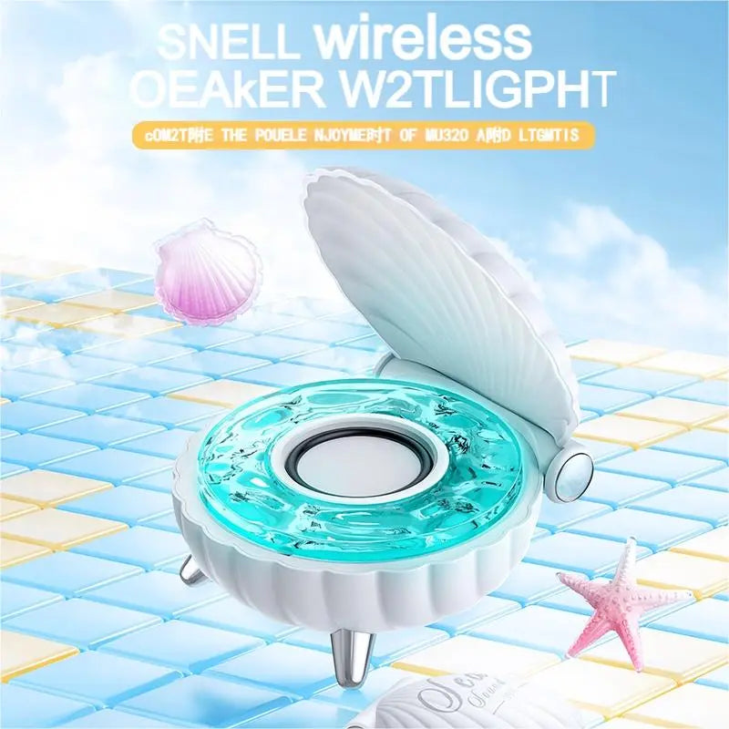 YANUQIA Bluetooth Speaker with RGB Flashing Lights Crystal Clear Sound Wireless Connectivity for Smartphones & More Rechargeable Battery 1200Mah Perfect for Home Outdoors Travel Gifts Durable Compact Speaker Bluetooth Portable Connection Streaming Speaker