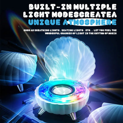 YANUQIA Bluetooth Speaker with RGB Flashing Lights Crystal Clear Sound Wireless Connectivity for Smartphones & More Rechargeable Battery 1200Mah Perfect for Home Outdoors Travel Gifts Durable Compact Speaker Bluetooth Portable Connection Streaming Speaker
