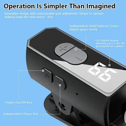 Rechargeable Automatic Clicker Mobile Game Trigger (2026 Model) – Built-In Battery, 99 Speed Settings, Smart Trigger for Gaming & Shopping Rewards, Black Gaming Accessories, Tech Accessories for Smartphones