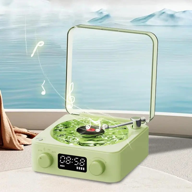 Wireless Speaker, White Noise Speaker, Multifunctional Desktop Speaker with USB Port & AUX Input, Speaker with Environment Light Adjustment Modes, Gifts