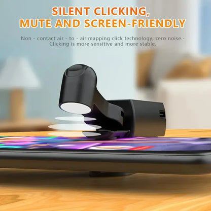 Rechargeable Automatic Clicker Mobile Game Trigger (2026 Model) – Built-In Battery, 99 Speed Settings, Smart Trigger for Gaming & Shopping Rewards, Black Gaming Accessories, Tech Accessories for Smartphones