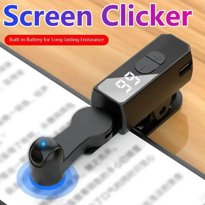 Rechargeable Automatic Clicker Mobile Game Trigger (2026 Model) – Built-In Battery, 99 Speed Settings, Smart Trigger for Gaming & Shopping Rewards, Black Gaming Accessories, Tech Accessories for Smartphones