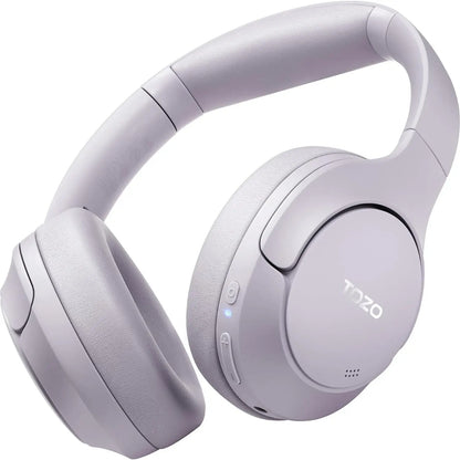 TOZO HT2 Hybrid Active Noise Cancelling Headphones, Wireless over Ear Bluetooth Headphones Electronic Audio Headset Earbud Noisecancellingheadphones Gym Traveling Mother'S Day Gift Tiktokshopcreatorpicks Black