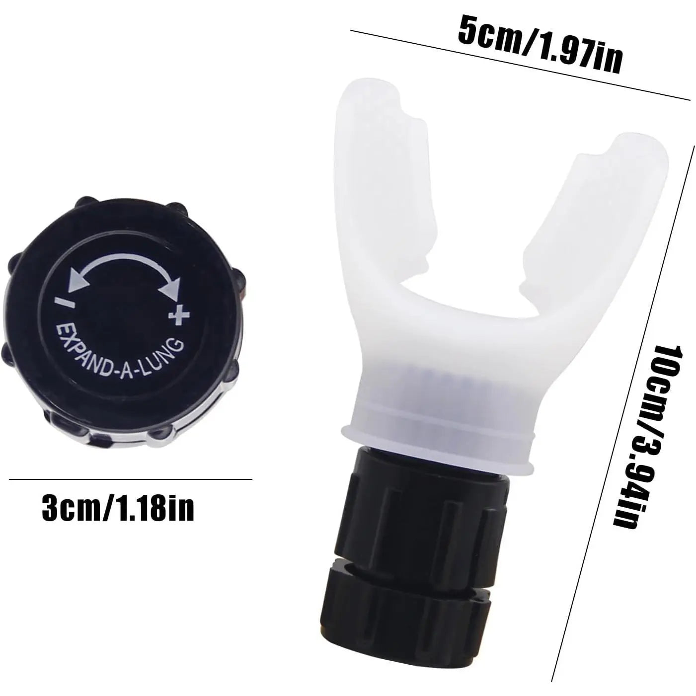 Adjustable Resistance Breathing Trainer for Enhanced Lung Capacity and Fitness Training
