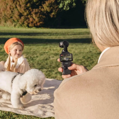 DJI Osmo Pocket 3 - Professional Vlogging Camera with 1'' CMOS Sensor, 4K/120fps Video, 3-Axis Stabilization, Fast Focus, and Advanced Face/Object Tracking for YouTube Content Creation