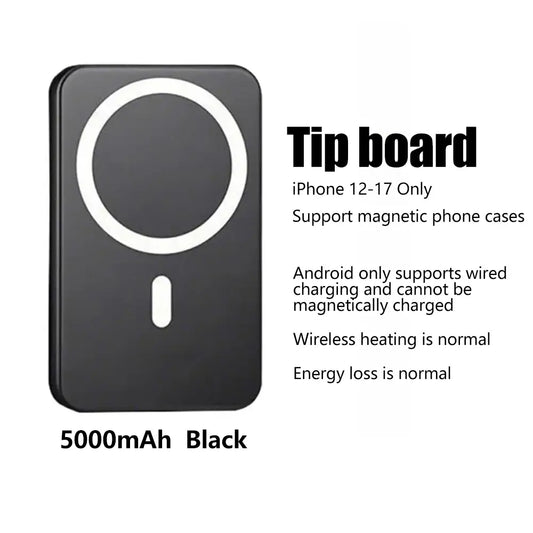 10000Mah/5000Mah Magnetic Wireless Charger Power Bank Battery Pack