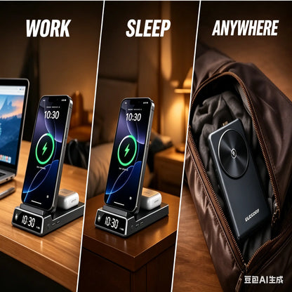 Bespoke 5-In-1 Magnetic Charging Station Supports 15W Fast Charging