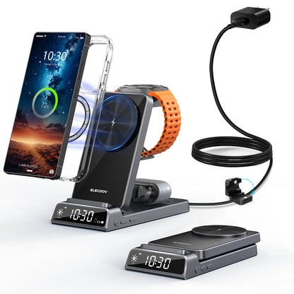 Bespoke 5-In-1 Magnetic Charging Station Supports 15W Fast Charging