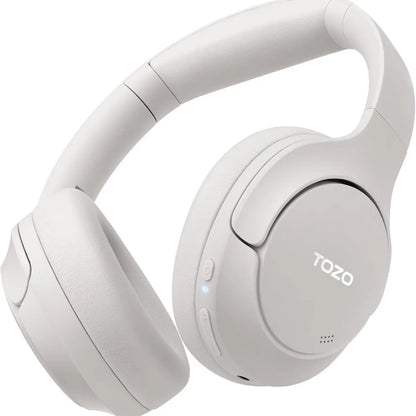 TOZO HT2 Hybrid Active Noise Cancelling Headphones, Wireless over Ear Bluetooth Headphones Electronic Audio Headset Earbud Noisecancellingheadphones Gym Traveling Mother'S Day Gift Tiktokshopcreatorpicks Black