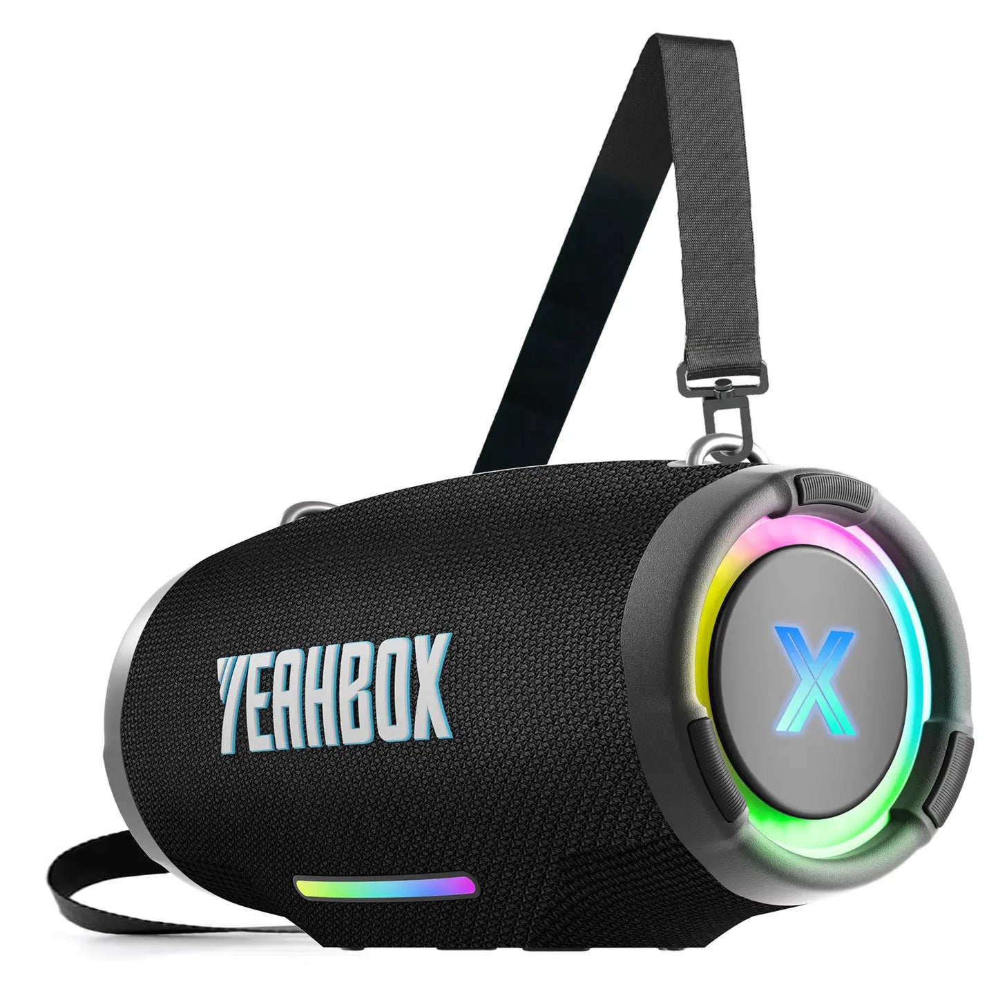 Nova Beat Bluetooth Speaker, Portable Hifi Party Speaker with Deep Bass Boost, RGB Light Show, IPX Protection, Long Playtime, TWS Stereo Pairing, for Home & Outdoor Summervibes,