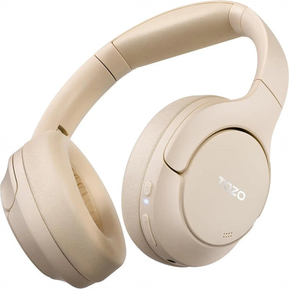 TOZO HT2 Hybrid Active Noise Cancelling Headphones, Wireless over Ear Bluetooth Headphones Electronic Audio Headset Earbud Noisecancellingheadphones Gym Traveling Mother'S Day Gift Tiktokshopcreatorpicks Black