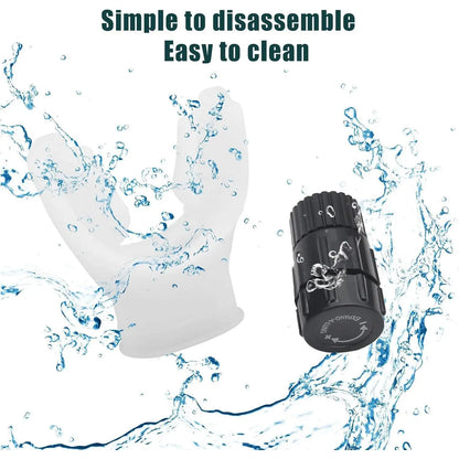 Adjustable Resistance Breathing Trainer for Enhanced Lung Capacity and Fitness Training