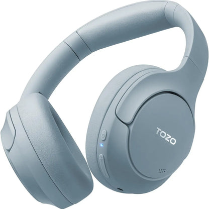 TOZO HT2 Hybrid Active Noise Cancelling Headphones, Wireless over Ear Bluetooth Headphones Electronic Audio Headset Earbud Noisecancellingheadphones Gym Traveling Mother'S Day Gift Tiktokshopcreatorpicks Black