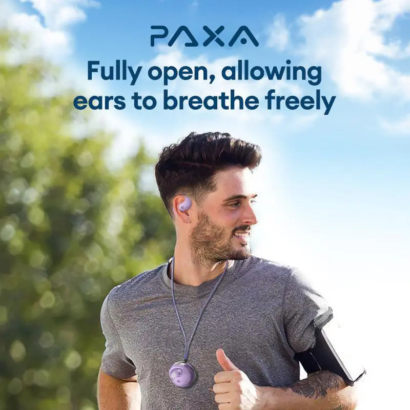 PAXA T26 Pro Wireless Earbuds - Premium Bluetooth Earbuds for Music and Phone Calls with Noise-Canceling Microphone and Sport Headset Design