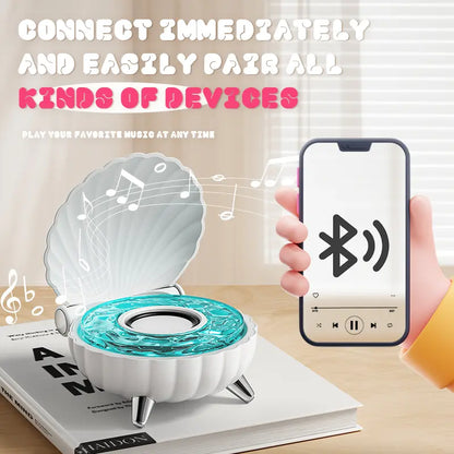 YANUQIA Bluetooth Speaker with RGB Flashing Lights Crystal Clear Sound Wireless Connectivity for Smartphones & More Rechargeable Battery 1200Mah Perfect for Home Outdoors Travel Gifts Durable Compact Speaker Bluetooth Portable Connection Streaming Speaker