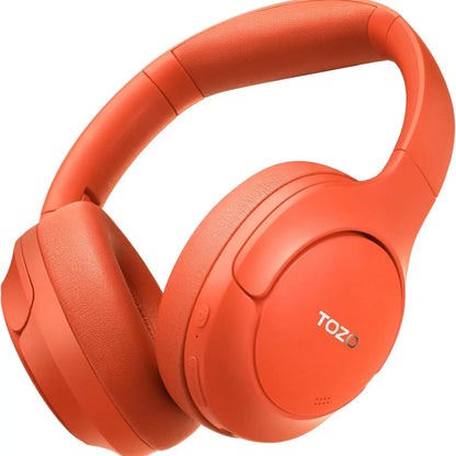TOZO HT2 Hybrid Active Noise Cancelling Headphones, Wireless over Ear Bluetooth Headphones Electronic Audio Headset Earbud Noisecancellingheadphones Gym Traveling Mother'S Day Gift Tiktokshopcreatorpicks Black